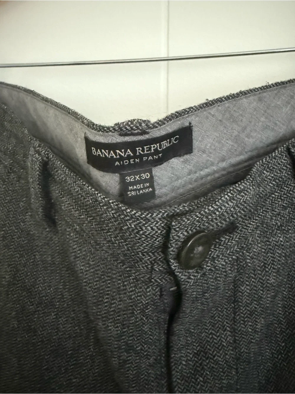 Banana Republic Dark Charcoal Jogger Pants